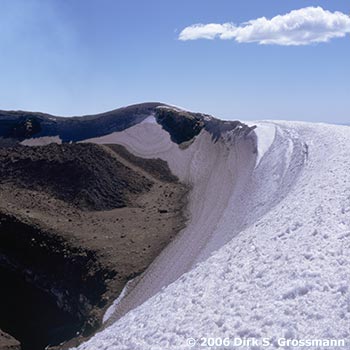 Crater of Volcán Villarrica