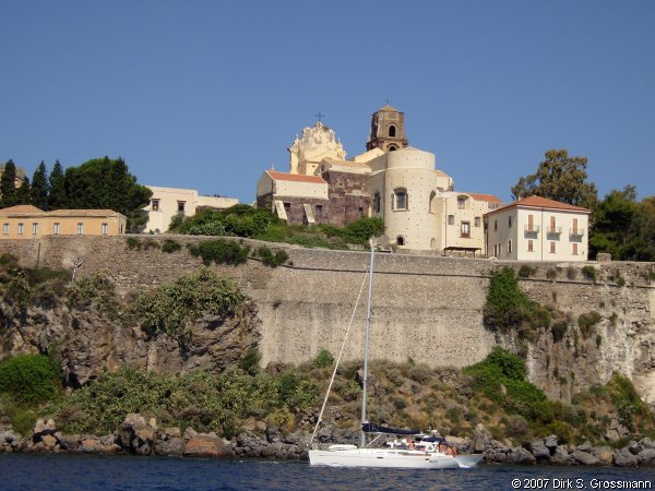 Lipari Castle from the Sea (Click for next image)