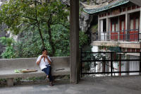 Flute Player in Qixing Park