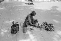 Vendor at the Manhua Temple