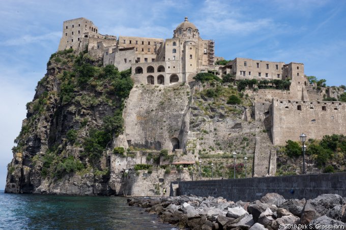 Castello Aragonese from Below (Click for next image)