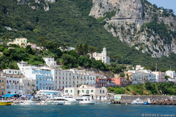Capri City from the Sea (Click for next image)