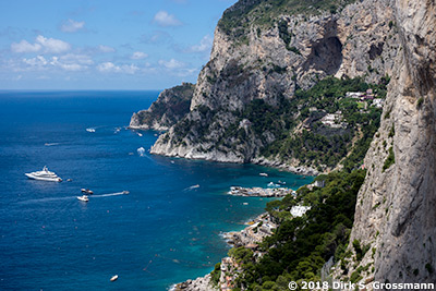 South Coast from Certosa di San Giacomo, Capri