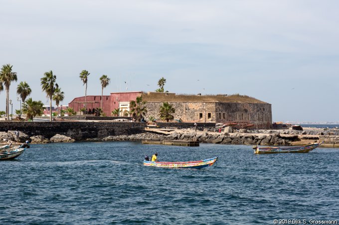 Île de Gorée from the Sea (Click for next image)
